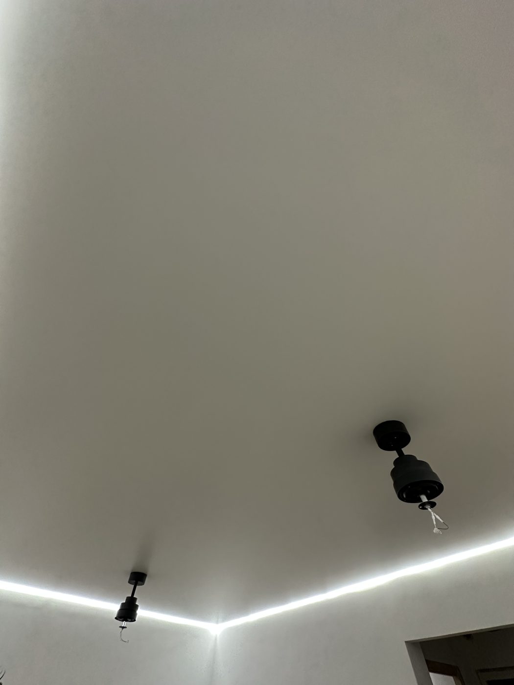 Plafond tendu Barrisol avec éclairage intégré