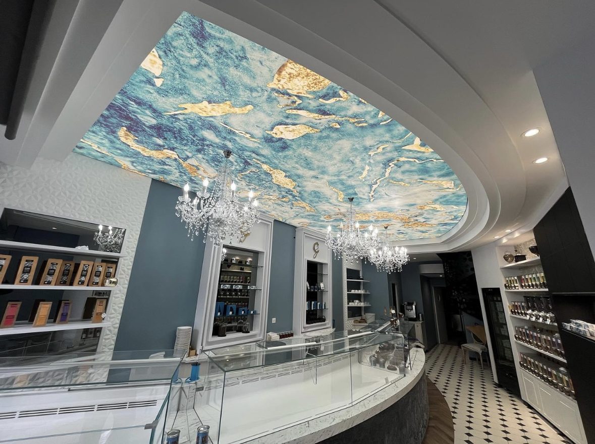 Plafond tendu Barrisol imprimé